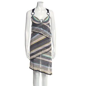 NWT Missoni Striped Midi Length Dress Size M